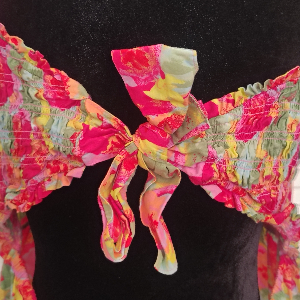 Peyton & Parker Floral Girls Dress – Pink & Green Size XL (18/18.5P) – Like New - Picture 9 of 10